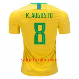 Brasilien Fodboldtrøjer R.Augusto 8 Hjemmebanesæt VM 2018